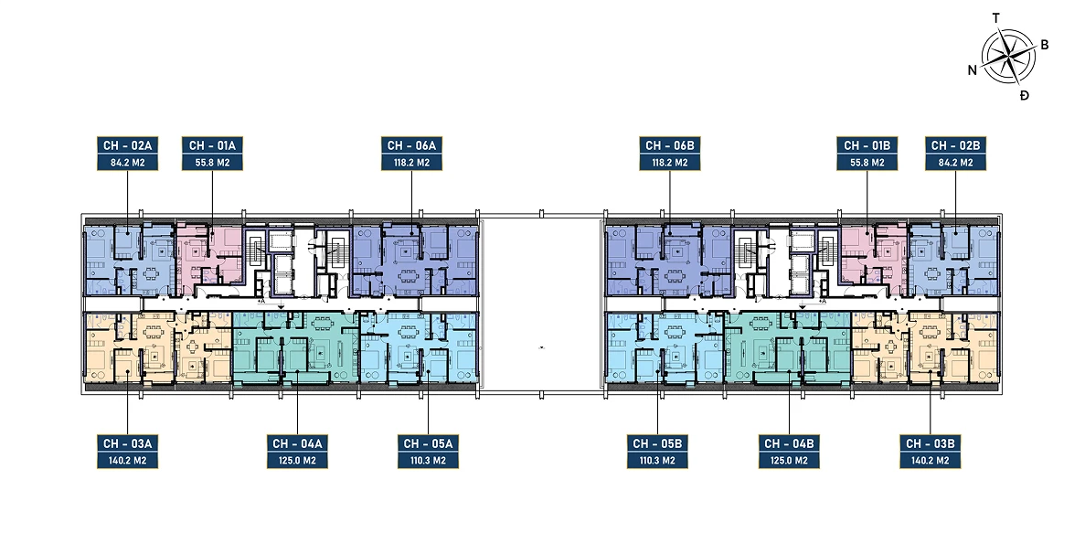 Mặt bằng tầng 4